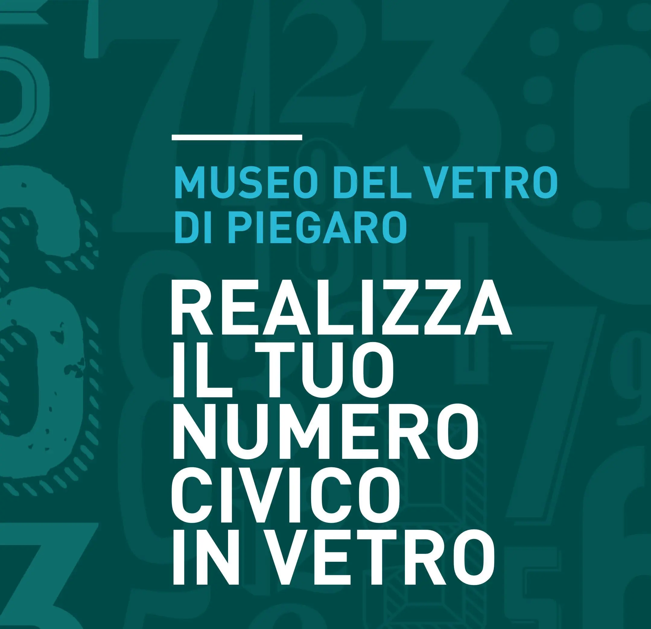 REALIZZA IL TUO NUMERO CIVICO IN VETRO