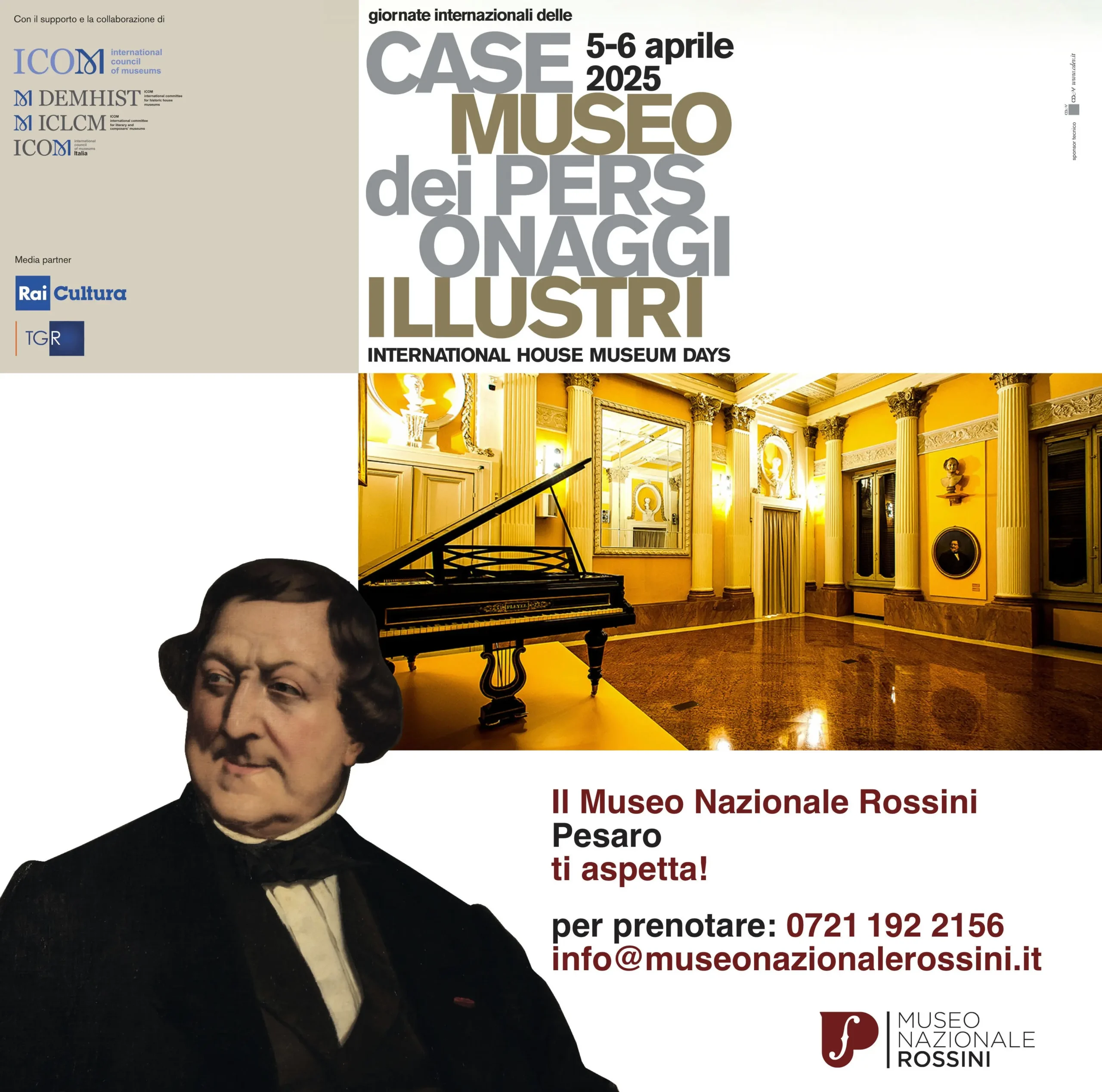 GIORNATE NAZIONALI DELLE CASE DEI PERSONAGGI ILLUSTRI