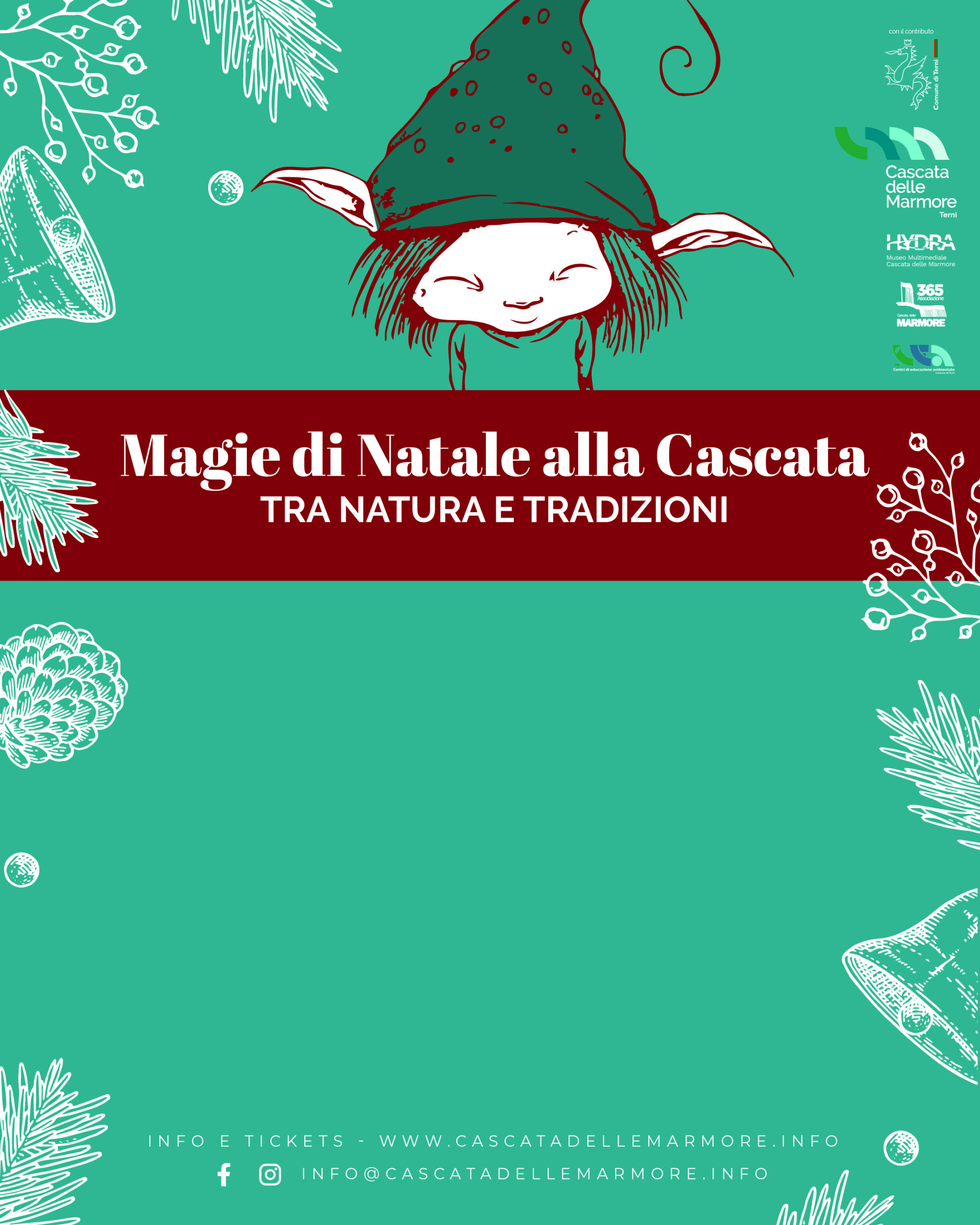MAGIE DI NATALE ALLA CASCATA