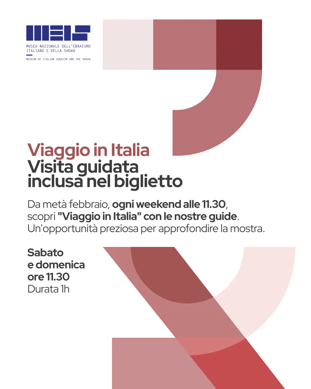 MEIS FERRARA / VISITE GUIDATE ALLA MOSTRA “VIAGGIO IN ITALIA”