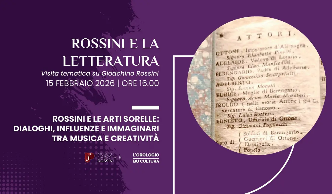 PESARO / ROSSINI E LE ARTI SORELLE | Visita guidata “Rossini e la Letteratura”