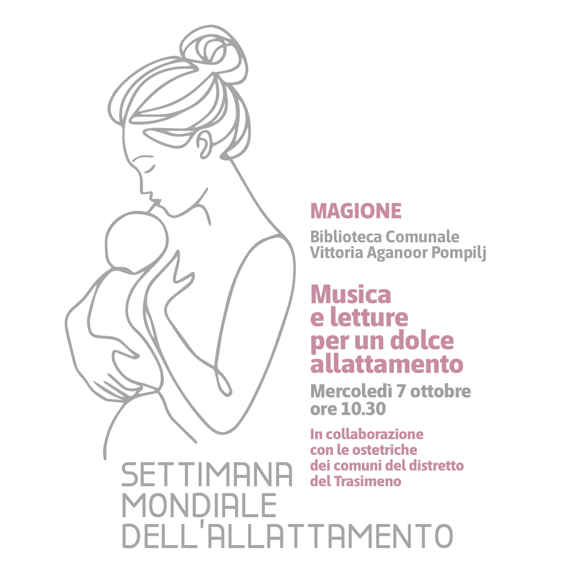 MUSICA E LETTURE PER UN DOLCE ALLATTAMENTO